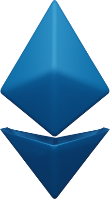 Etherium 3d icon